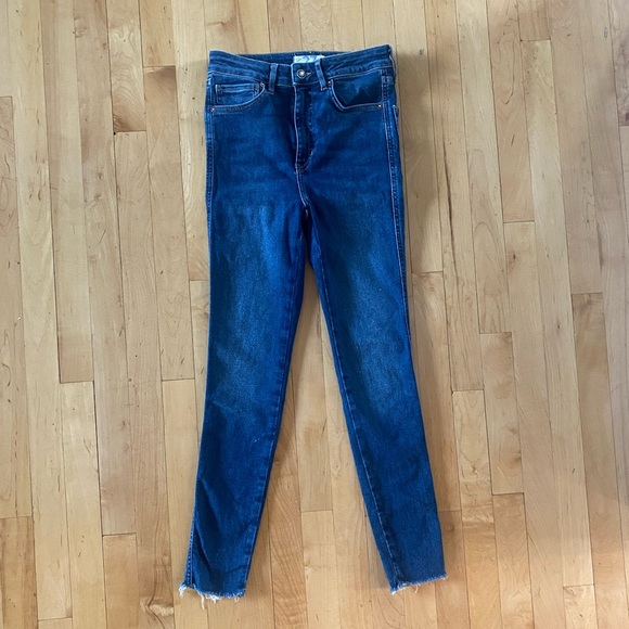 We The Free / Free People High Rise Raw Hem Jeans - Picture 4 of 12
